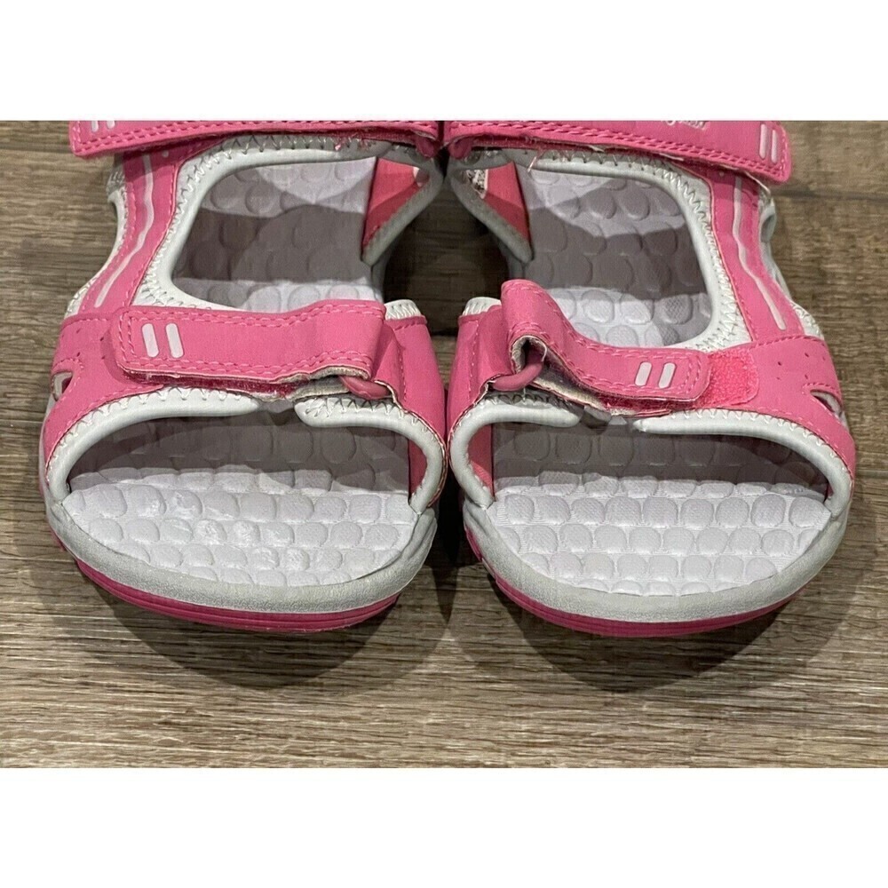 Eddie Bauer Kelsey Sport Sandals Girls Size 4 Pink Adjustable Straps Shoes - Picture 12 of 12